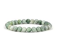 SHFJASBNUMG - Small, Medium, Large Sizes - Gemstone Beaded Bracelets For Women and Men - 6mm Round Beads