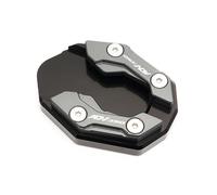 SHFT Compatible With ADV350 ADV 350 2020 2021 2022 2023 Motorcycle Accessories Kickstand Side Stand Extension Pad With Logo (Color : Titanium, Size : 1)