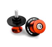 SHFT Compatible with ER6N 2006-2014 Er-6n 2011 2012 2013 2015 2016 2017 Motorcycle Accessories Swingarm Spools M10 Slider Stand Screws(Blue)(Orange)