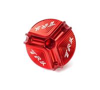 SHFT Compatible With TRK 502 X 502X TRK502X TRK251 TRK502 2022 Motorcycle CNC Aluminum Engine Oil Filler Plug Cover Cap Screw Accessories(Titanium TRK)(Red TRK)