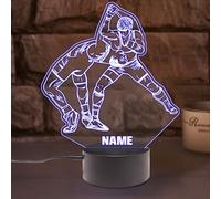 SHGAHINA Personalized Wrestling Night Light,Custom Name Led Lamp 16 Colors Dimmable with Remote Control Smart Touch,Christmas Birthday Gift for Teen Kids Boys Men Bedroom Decor