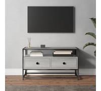 ShGaxin TV Cabinet Grey Sonoma 80x35x45 cm Engineered Wood,Luxury Tv Stand,Corner Tv Unit,Tv Media Cabinet