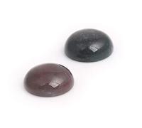 SHGbeads India Agate Round Cabochon Flat Back Dome for Jewellery Ring Pendant Making 12mm 5 Pcs（No Hole）