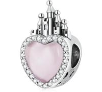 SHGDAIO Love Castle Charm 925 Sterling Silver Charm Fits For Pandora Bracelet