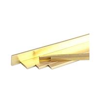 SHGUOMSC H59 Brass Row Flat Bar Plate Copper Zinc Alloy Sheet Square Straight Block Zero Cut 3/5/6/8/10/15/20 Mm 500 Mm Length(6x10x500mm)