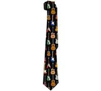 shgwehh Mens Funny 80s 90s Music Necktie, 80s 90s Gift Ideas for Birthday Christmas