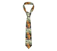 shgwehh Men's Tie Welsh Terrier Art Print Printed Novelty Formal Wedding Party Neck Ties for Boys