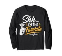Shh.. I'm The Favorite Funny Siblings Long Sleeve T-Shirt