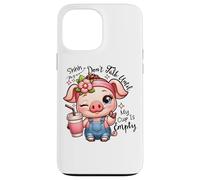 Shhh Dont Talk Until My Cup Is Empty Funny Coffee Case for iPhone 13 Pro Max