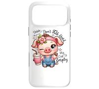 Shhh Dont Talk Until My Cup Is Empty Funny Coffee Case for iPhone 17 Pro Max