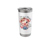 Shhh Dont Talk Until My Cup is Empty Funny Coffee Stainless Steel Insulated Tumbler