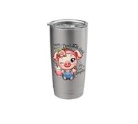 Shhh Dont Talk Until My Cup is Empty Funny Coffee Stainless Steel Insulated Tumbler