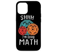 Shhh I’m Doing Math Vintage Weightlifting Training Workout Case for iPhone 12/12 Pro