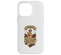 Shhh I’m Listening To True Crime Podcasts Distressed Design Case for iPhone 14 Pro Max