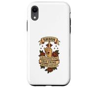 Shhh I’m Listening To True Crime Podcasts Distressed Design Case for iPhone XR