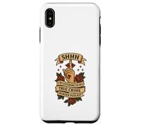 Shhh I’m Listening To True Crime Podcasts Distressed Design Case for iPhone XS Max