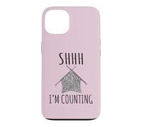 Shhh Im Counting Funny Knitting Crochet Humor Quote Case for iPhone 13