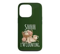 Shhh Im Counting Funny Knitting Crochet Humor Quote Case for iPhone 13 Pro