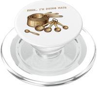 Shhh I'm Doing Math Cooking And Baking Humor PopSockets PopGrip for MagSafe
