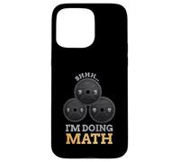 Shhh I'm Doing Math Fitness Weight Lifting Workout Training Case for iPhone 15 Pro Max
