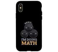 Shhh I'm Doing Math Fitness Weight Lifting Workout Training Case for iPhone X/XS