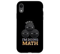 Shhh I'm Doing Math Fitness Weight Lifting Workout Training Case for iPhone XR