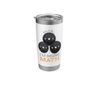Shhh I'm Doing Math Fitness Weight Lifting Workout Training Stainless Steel Insulated Tumbler