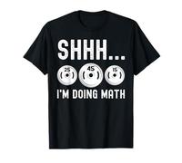 Shhh I'm Doing Math Fitness Weightlifters T-Shirt