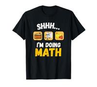 Shhh I'm Doing Math Funny Diet Balance Nutrition T-Shirt