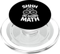 Shhh Im Doing Math Funny Lifting Saying PopSockets PopGrip for MagSafe
