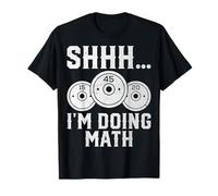 Shhh I'm Doing Math - Funny Personal Trainer Gifts T-Shirt