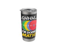 Shhh I'm Doing Math Funny Weight Lifting Workout Training Stainless Steel Insulated Tumbler