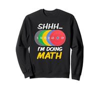 Shhh I'm Doing Math Funny Weight Lifting Workout Training Sweatshirt