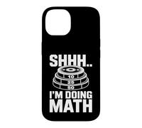 Shhh Im Doing Math Funny Weightlifting Gym Exercise Case for iPhone 14