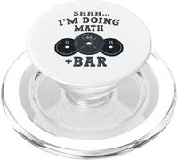 Shhh I'm Doing Math Weight Bar Lifting Workout Training PopSockets PopGrip for MagSafe