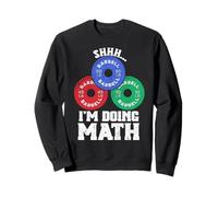 Shhh I'm Doing Math Weight Lifting Funny Training and Gym Sweatshirt