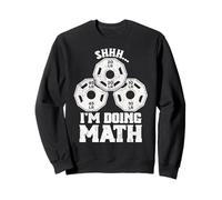 Shhh I'm Doing Math Weight Lifting Funny Workout Training Sweatshirt