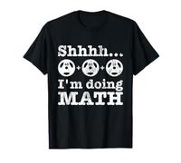Shhh I'm Doing Math Weight Training and Lifting Gym Design T-Shirt
