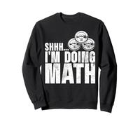 Shhh I'm Doing Math Weightlifting Dumbbell Training Sport Sweatshirt