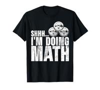 Shhh I'm Doing Math Weightlifting Dumbbell Training Sport T-Shirt
