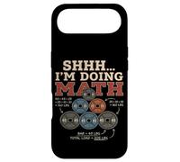 Shhh I'm Doing Math Weightlifting Plates Gym Humor Case for iPhone Air