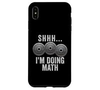 Shhh I'm Doing Math Weights Gym Funny Workout Case for iPhone XS Max