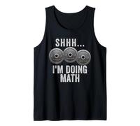 Shhh I'm Doing Math Weights Gym Funny Workout Tank Top