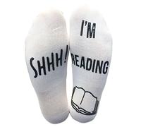 'Shhh I'm Reading' Funny Novelty Socks - Great Gift For Those People Who Love A Good Book!