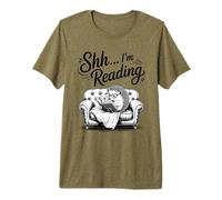Shhh I'm Reading Premium T-Shirt