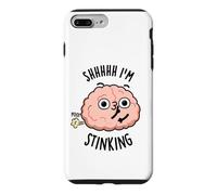 Shhh I'm Stinking Funny Brain Thinking Pun Case for iPhone 7 Plus/8 Plus