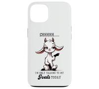 Shhh Only Talking To My Goats Today Funny Goat Lover Case for iPhone 13