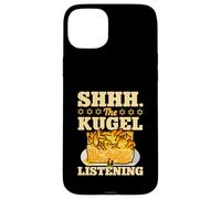 Shhh The Kugel Is Listening Funny Jewish Food Humor Case for iPhone 15 Plus