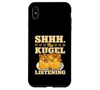 Shhh The Kugel Is Listening Funny Jewish Food Humor Case for iPhone XS Max