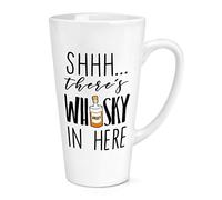 Shhh There's Whisky in Here 17oz Large Latte Mug Cup